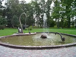 Gulbene, park ve městě