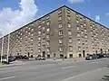 Gullfosshus (1932): monumentální cihlová struktura