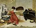 Ženy prosévající obilí, 1854