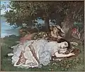Dámy na břehu Seiny, 1856
