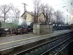 Pohled na stanici.