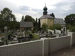 Hřbitov, vrch Velíz u Kublova