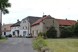 Domy v ulici směrem k Dolnímu Slivnu
