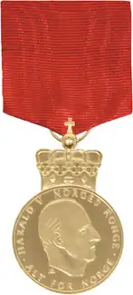 Zlatá medaile, Harald V.