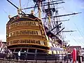 HMS Victory záď lodě (2005)