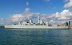 Britské cvičné pozemní zařízení HMS Excellent vzniklo na vyřazeném torpédoborci Bristol