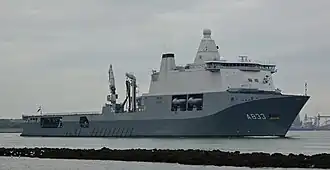 Zr. Ms. Karel Doorman (A833) v červenci 2014.