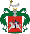 Adásztevel – znak