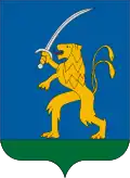 Homokbödöge – znak