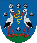 Homokmégy – znak