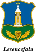Lesencefalu – znak