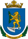 Mikosszéplak – znak