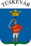 Tüskevár – znak