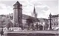 Severovýchodní část hradu okolo 1920