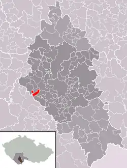 Habří na mapě