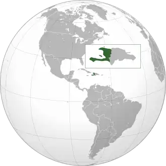 Poloha Haiti