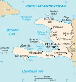 Port-au-Prince na mapě