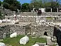 Bodrum, pohled do hrobní komory Mauzolea