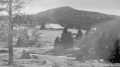 Dobová fotografie Hamerských domků na Horské Kvildě