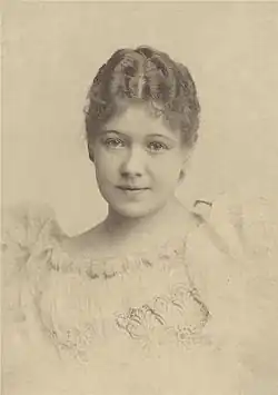 Hana Kvapilová, herečka a členka Národního divadla v Praze, asi 1880–1890