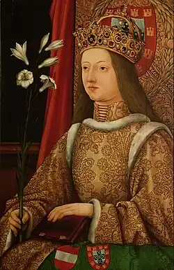 Císařovna Eleonora po roce 1468, autor portrétu Hans Burgkmair starší
