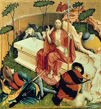Vzkříšení, Hans Multscher, 1437