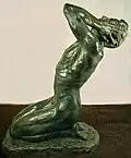 Akt nahého muže (bronz)