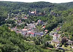 pohled z Hardeggské vyhlídky