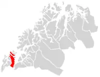 Harstad na mapě