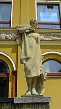 Dívka s květinami