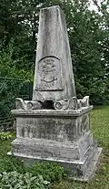 Havířov, Friedrich von Arco - náhrobek v areálu kostela sv. Anny (1).JPG