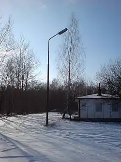 Bývalá zastávka s čekárnou (2013)