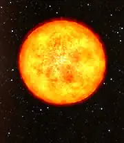 Umělecké ztvárnění hvězdy HE 1523-0901