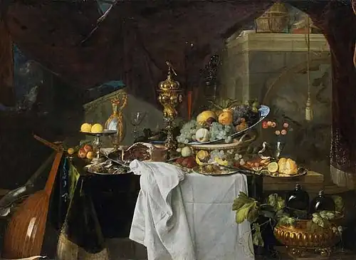Prostřený stůl, 1640