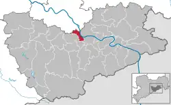 Heidenau na mapě