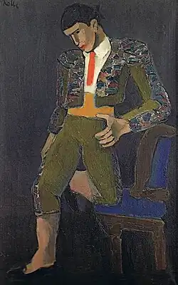 Toreador u židle, asi 1927