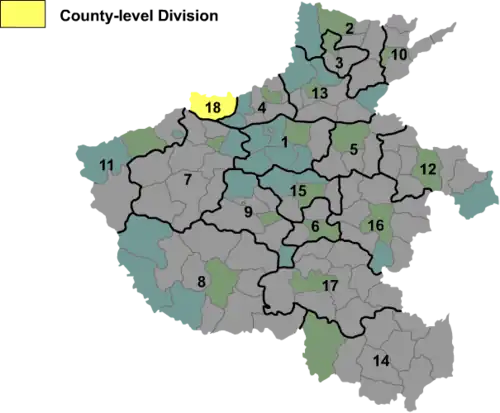 Mapa provincie