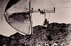 Fotografická automatická letecká kamera Henryho Wellcoma používaná v Jebel Moya, Súdán, 1912–1913. Neznámý fotograf. The Wellcome Collection, Londýn