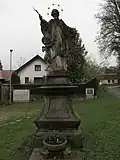 Herálec, socha svatého Jana Nepomuckého.jpg