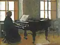 Herbert Masaryk U piána (1910)