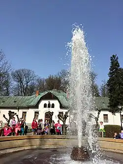Erupce gejzíru v Herľanech