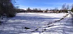 Rybník u bývalého Hermesova mlýna na Plazském potoce