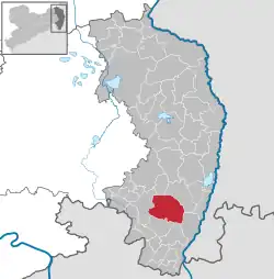 Ochranov na mapě