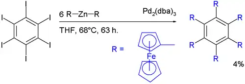 Hexaferrocenylbenzen