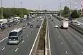 A6a a A6b u Fresnes, pohled směr Paříž.