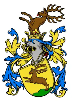 Rodový erb Hirschů auf Gereuth