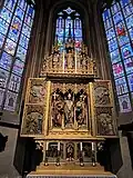 Oltář sv. Prokopa, kostel sv. Prokopa na Žižkově