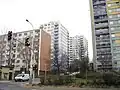 Hledíková ulice ve směru od Práčské