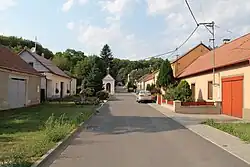 Náves v Terešově