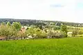 Hluboká u Krucemburku ze silnice od Radostína